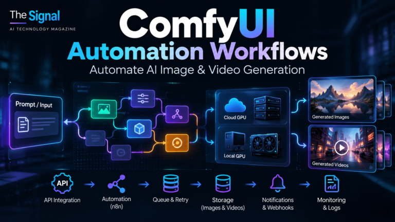 ComfyUI automation workflow for automated AI image and video generation